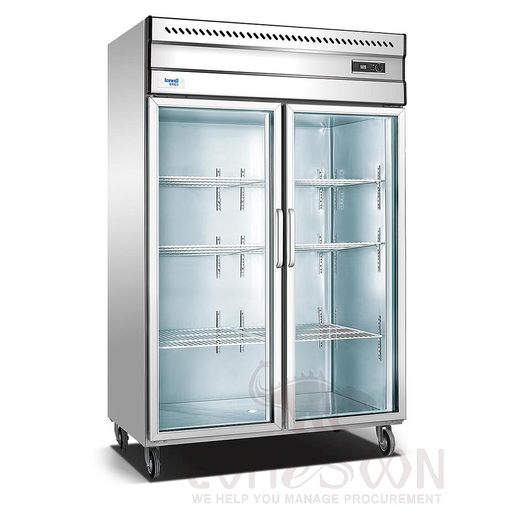Copper Tube Kitchen Cabinet With Six Glass Doors 1830*760*1950mm