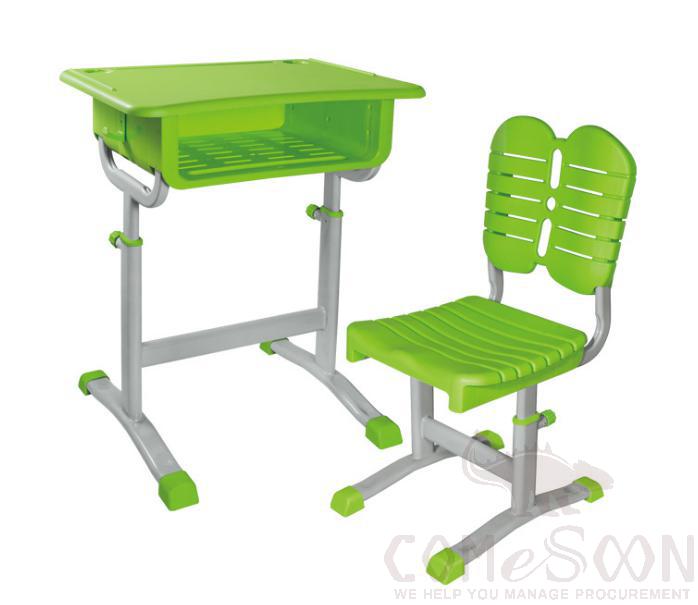 School Desks And Chairs,Bs Injection + Pp Plastic++Iron