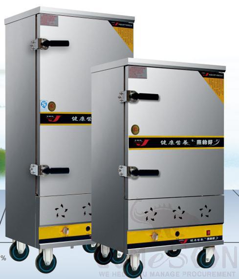 Rice Steamer/Rice Steaming Cart (for 400 person) 1400*650*1275mm, Power (kw):14.5*2