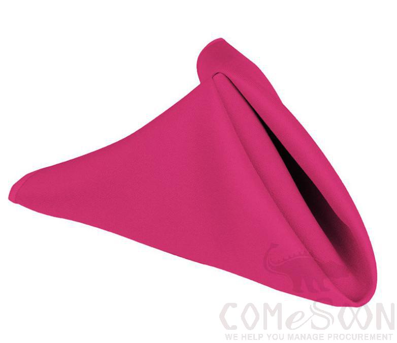 Polyester Napkin-Rose Red 30*30cm