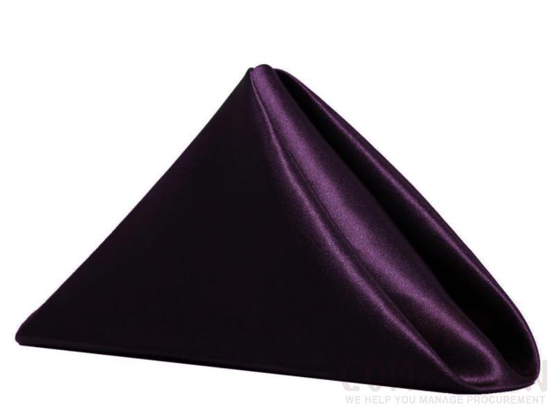 Satin Napkin-Eggplant 30*30cm