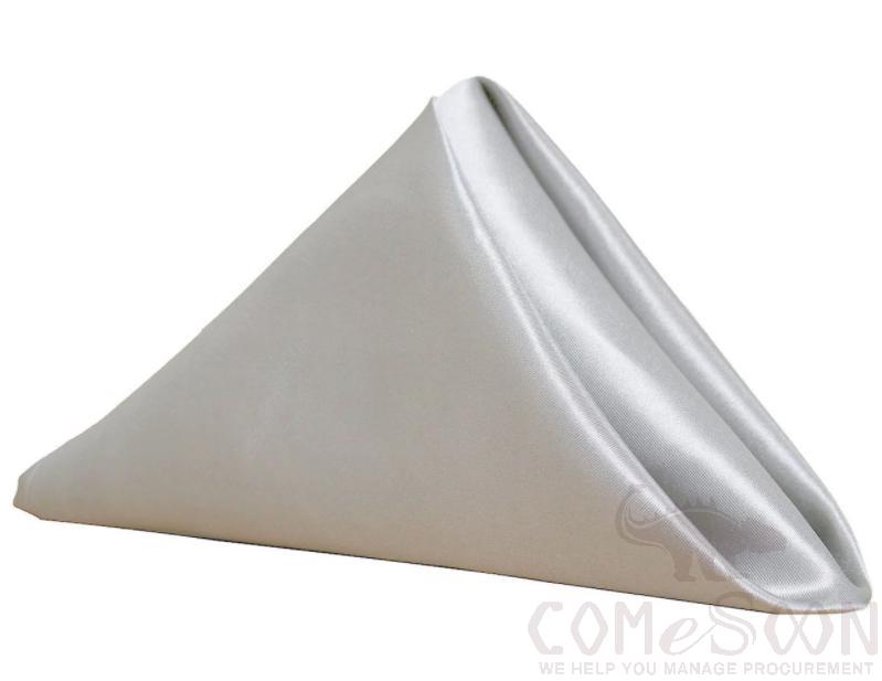 Satin Napkin-Light Grey 40*40cm