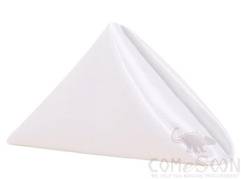 Satin Napkin-White 40*40cm