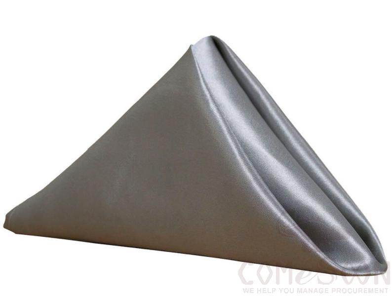 Satin Napkin-Grey 50*50cm
