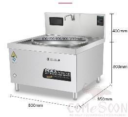 Chinese Cooking Range 800*850*（800+400）mm, 12KW/380kw