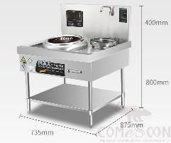 Chinese Cooking Range 900*950*（800+400）mm, 10KW