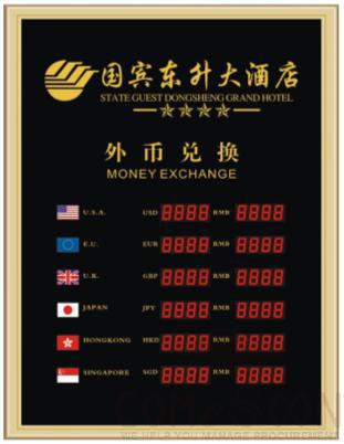 Y-W3301 Exchange rate board