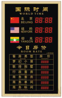 Y-G004 International time electronic board