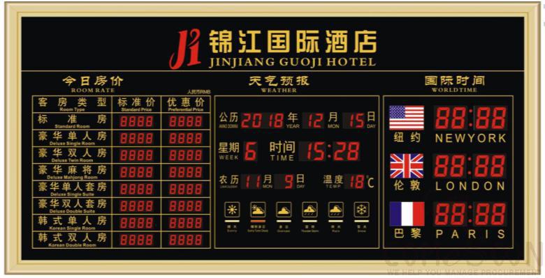 Y-G013 International time electronic board