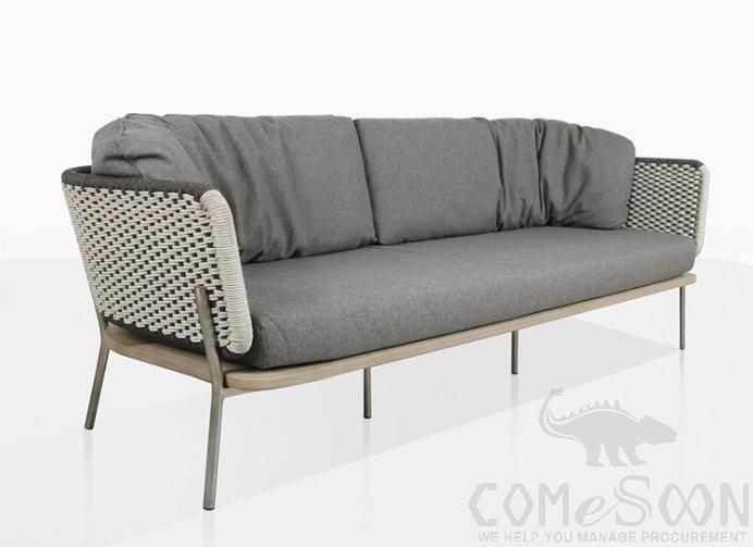Outdoor multi-seat sofa,high-density sponge,195*75*73cm
