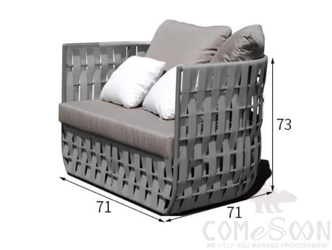 Outdoor rattan sofa,71*71*73cm