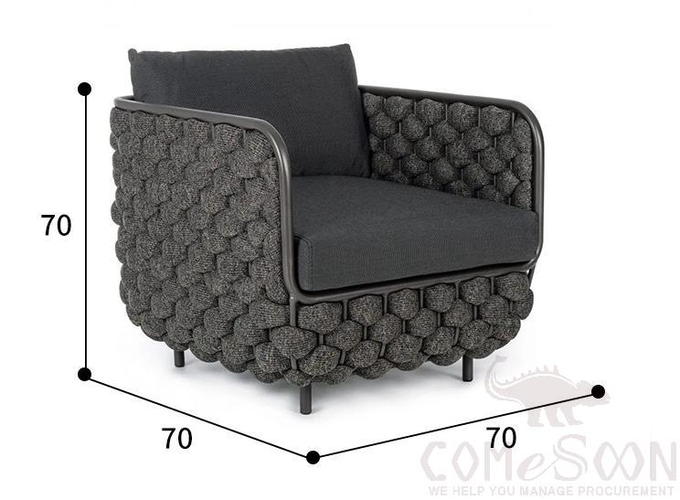 Outdoor rattan sofa,70*70*70cm