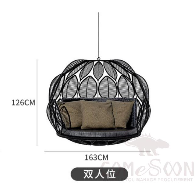 Outdoor chair swing-163cm,163*126cm