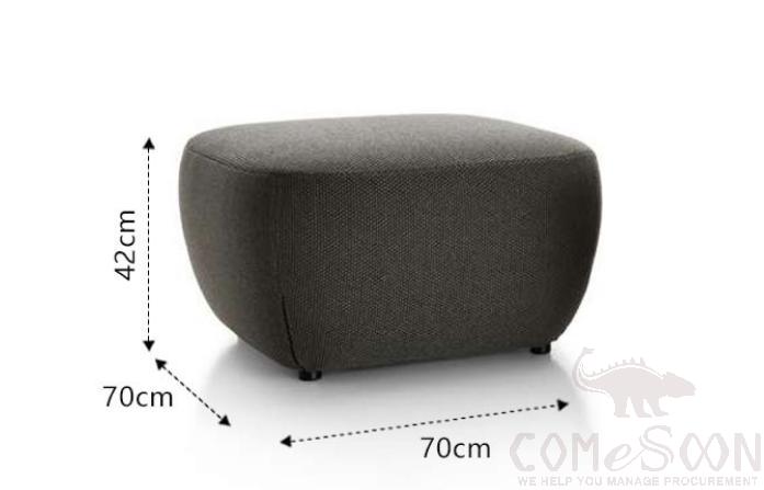 Outdoor footstool,70*70*42cm