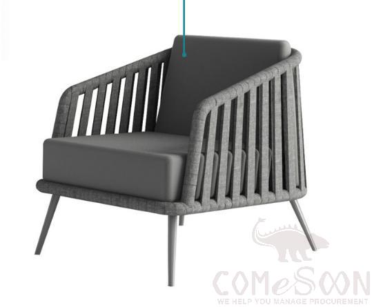 Outdoor braided rope sofa,69*76*70cm