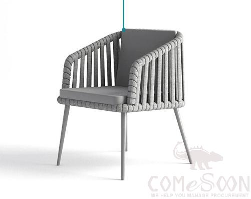 Outdoor braided rope sofa,69*76*75cm