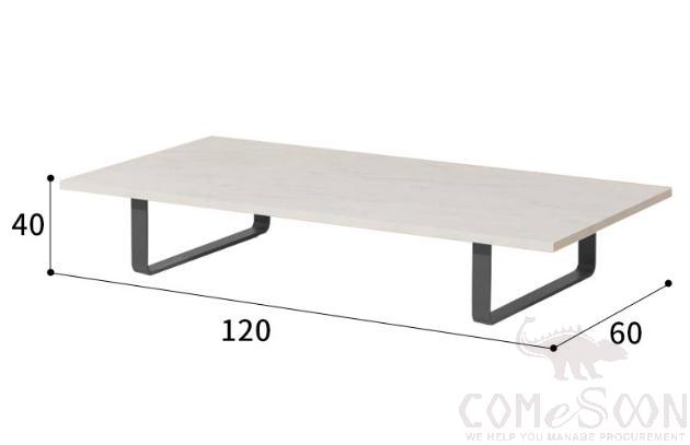 Outdoor Table-120*60cm,aluminum alloy bracket + marble countertop,120*60*40cm