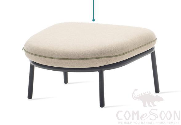 Outdoor footstool,high resilience sponge,68*73*42cm