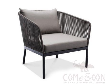 Outdoor rattan sofa,high-density sponge,68*70*70cm
