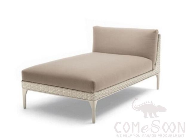 Outdoor rattan sofa-W65cm,high density sponge,150*65*70cm