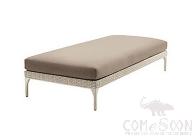 Outdoor sofa bench-120cm,high density sponge,120*60*40cm