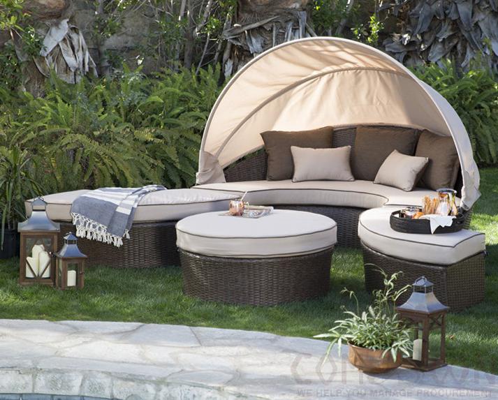 Outdoor combination bed-φ240cm,high-density sponge,φ240cm