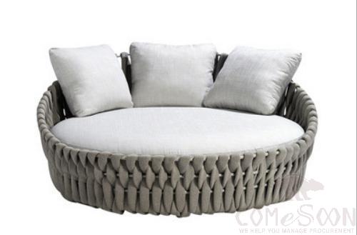 Outdoor lying bed-φ120cm,waterproof cloth + high-density sponge,φ120*72cm