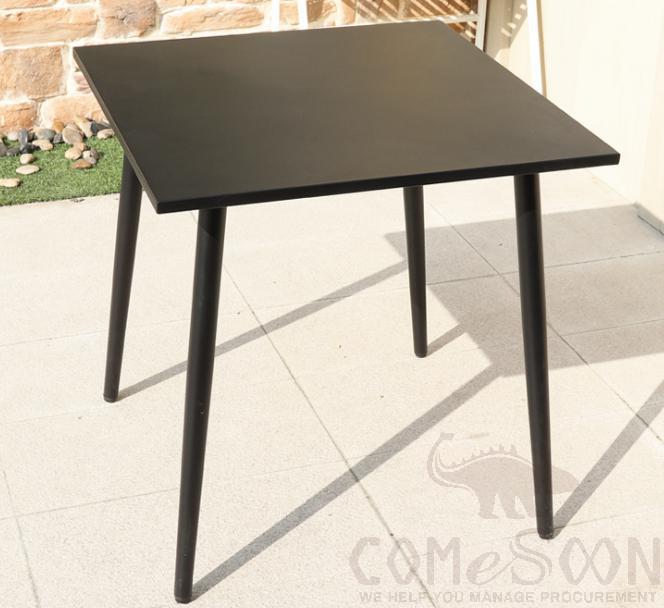 Outdoor carbon steel table-70*70cm