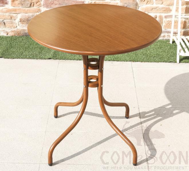 Outdoor carbon steel table-φ70cm