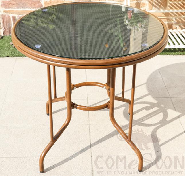 Outdoor square table-φ80cm