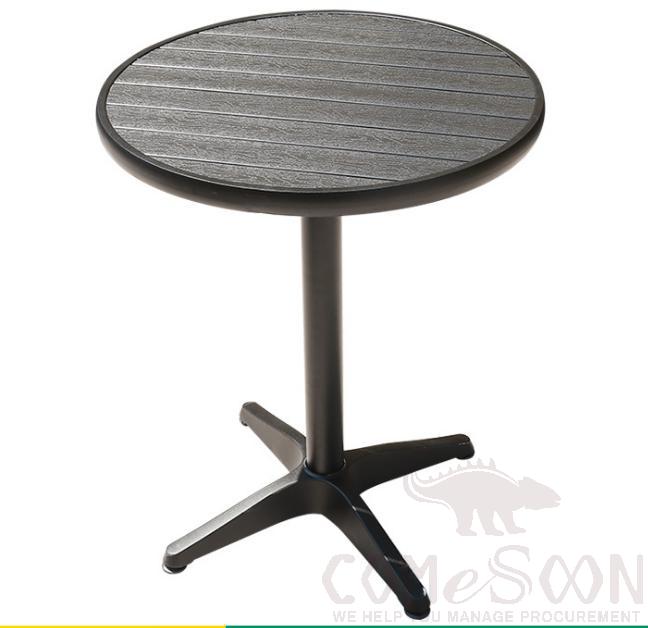 Plastic wooden table-φ60cm
