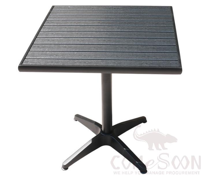 Plastic wooden table-70*70cm