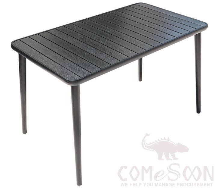Plastic wooden table-120*70cm