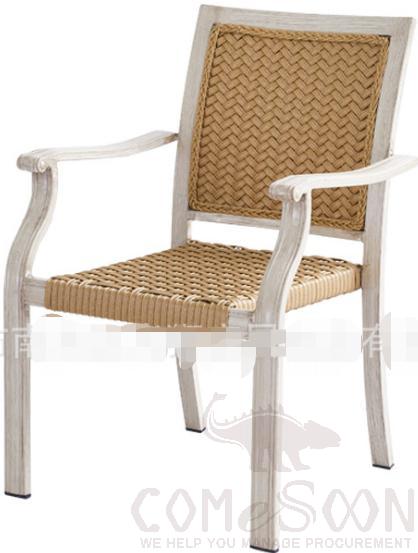 Outdoor wicker chair