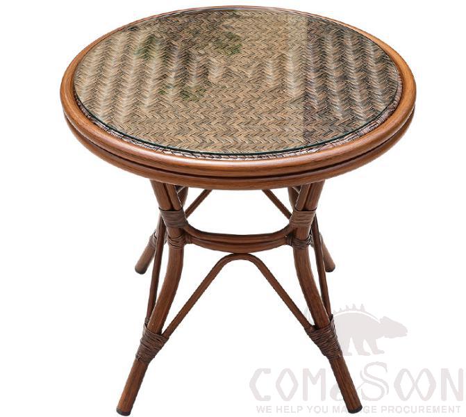 Outdoor rattan table-φ60cm