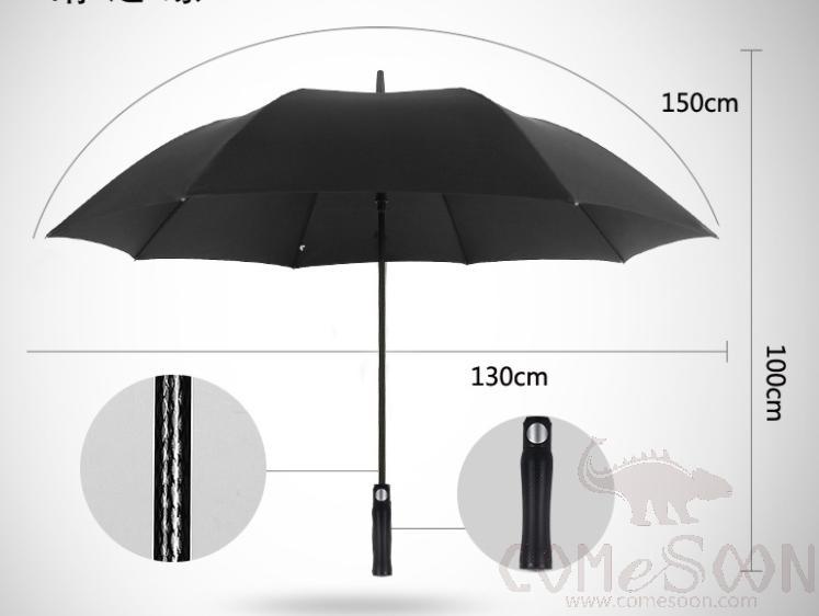 Umbrella,D130cm*8K,Black