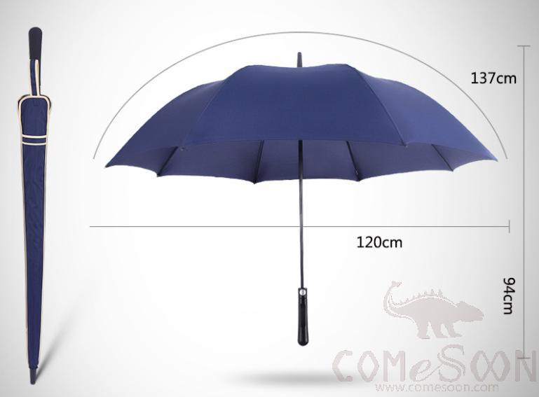 Umbrella,D120cm*8K,Navy Blue
