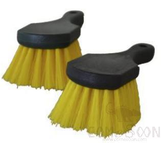 Brush - Short Cleaning Brush(Black Handgrip/Yellow Brush)