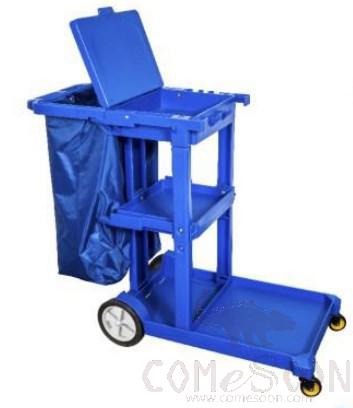Cleaning Cart（With Cover） , Public Housekeeping Trolley
