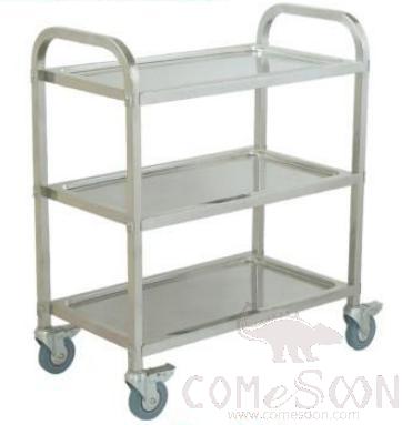 Three-Tier Stainless Iron Dining Car(Big)