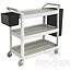 3 Levels Large Dinner Cart （With Bucket)