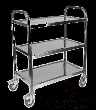 Medium Stainless Steel Dining Car
86.5*45*89.5Cm