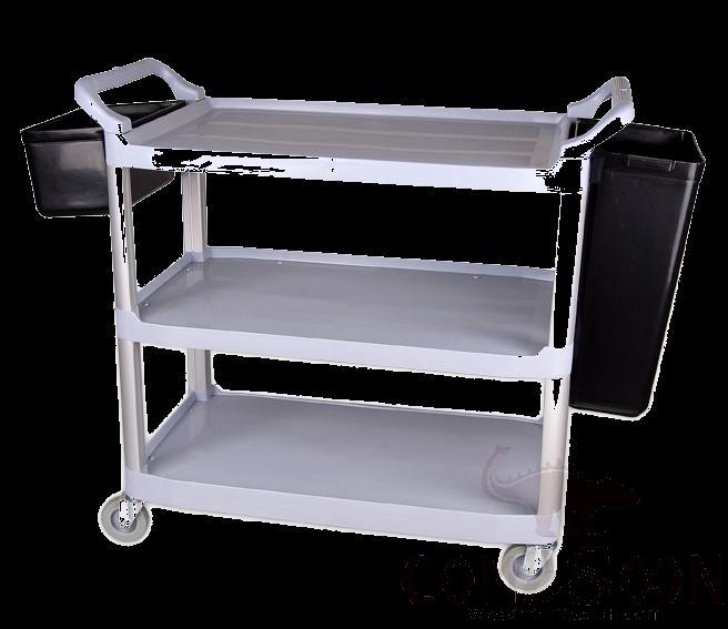 Small Round Tube Three Storey Dining Car
81*42*90.5Cm