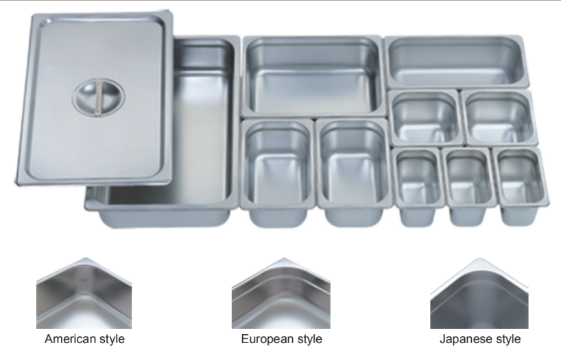Jap style Gastronom Pan Set 6pcs / set