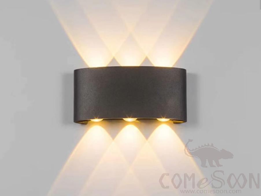 Waterproof Wall Light-6W，3000/4000/6000K，170*80*40mm