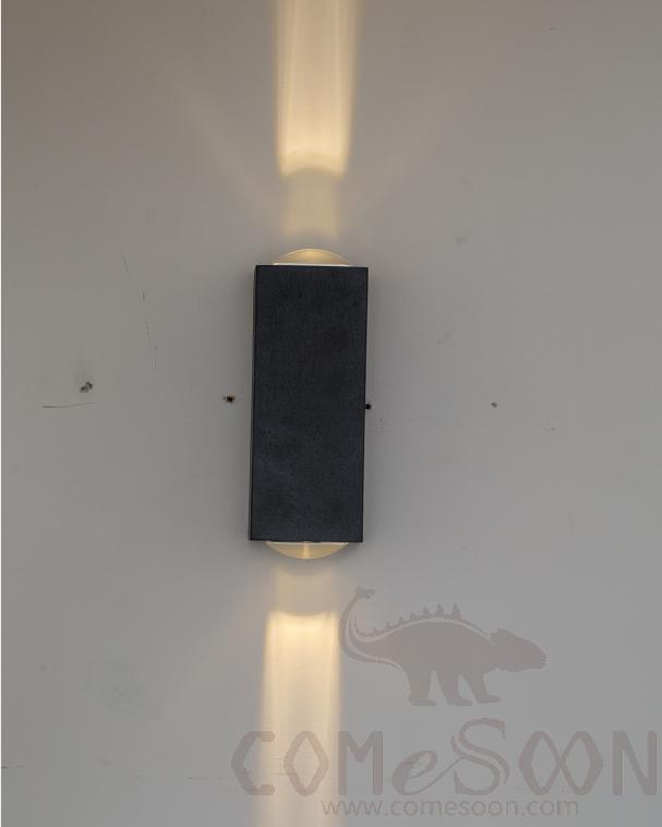 Waterproof Wall Light-2*3W，3000/4000/6000K，165*68*64mm