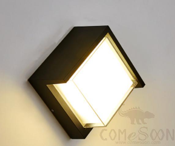 Waterproof Wall Light-7W，3000/4000/6000K，130*130*85mm