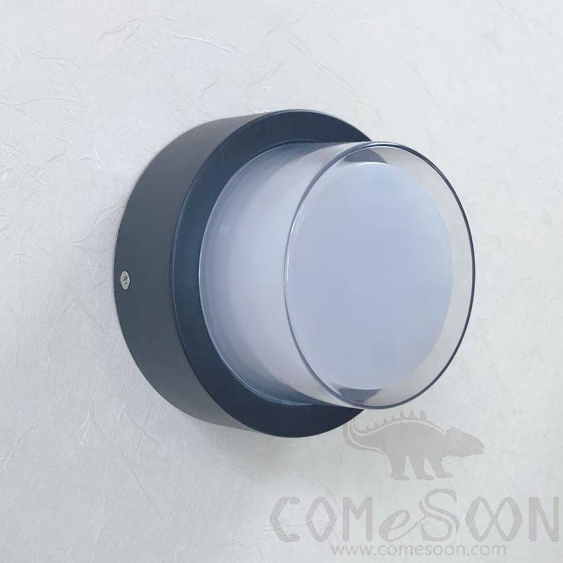 Waterproof Wall Light-12W，3000/4000/6000K，D160*100mm