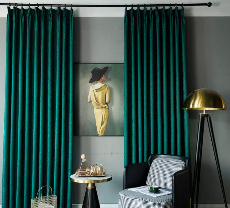 Pearlescent mottled texture curtain fabric