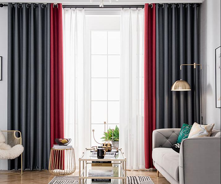 Crystal bright curtain cloth
